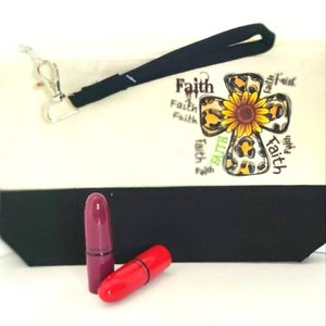 Faith Canvas Clutch